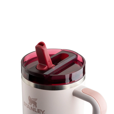 Tampa para copo Quencher anti-vazamento 591ml até 887ml em copo moderno com sistema flip straw embutido.