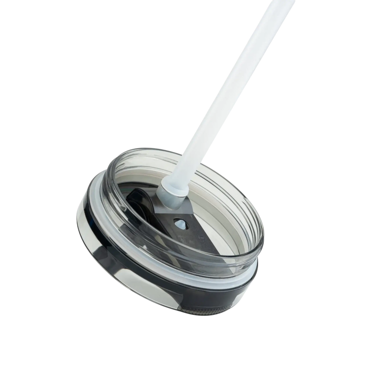 Tampa para copo Quencher anti-vazamento 591 ml até 887 ml Black, detalhe do bico ou canudo