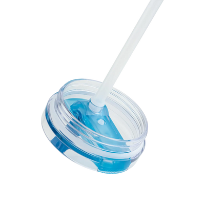 Tampa para copo Quencher 1,18 L anti-vazamento Azure, detalhe do bico ou canudo