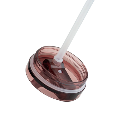 Tampa para copo Quencher anti-vazamento 591ml até 887ml com canudo embutido, ideal para vedação e segurança de bebidas diárias.