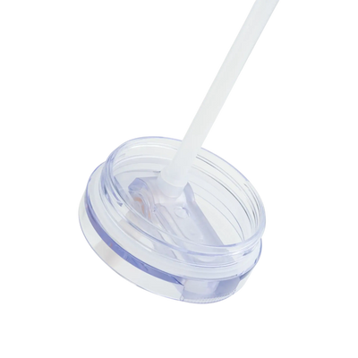 Tampa para copo Quencher 1,18L anti-vazamento com sistema flip straw embutido, ideal para transporte diário e vedação segura.