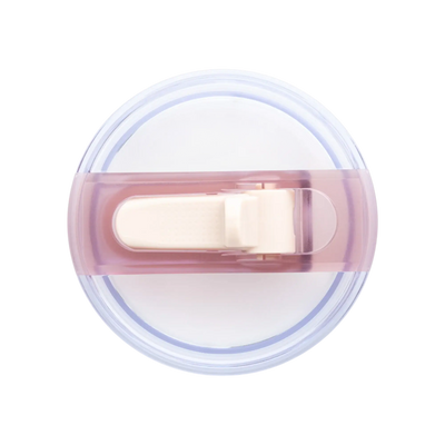 Tampa para copo Quencher anti-vazamento 591 ml até 887 ml Rose Quartz, vista de cima