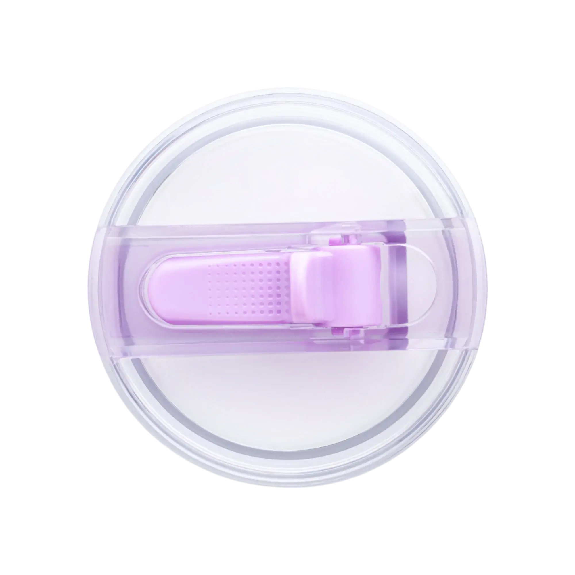 Tampa para copo Quencher anti-vazamento 591ml até 887ml, vedação eficaz e elegante em tom roxo, acessório de reposição.