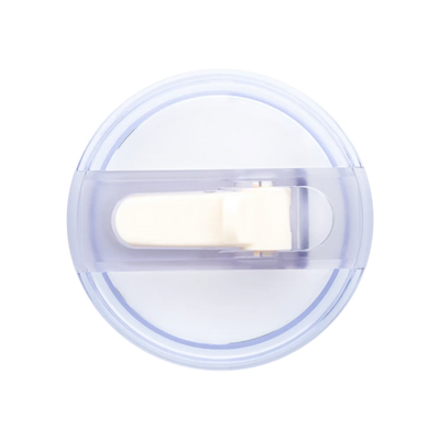Tampa para copo Quencher anti-vazamento 591 ml até 887 ml Cream, vista de cima