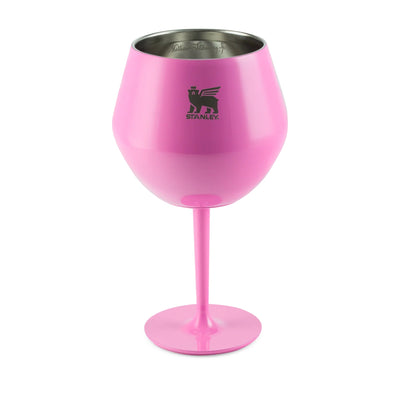 Taça Térmica Cocktail Glass Stanley 414ml em rosa com design sofisticado, ideal para coquetéis e drinques.