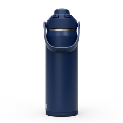 Garrafa Térmica Camelbak Thrive Chug 590ml em cor azul, ideal para hidratação diária e viagens.