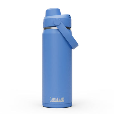 Garrafa Térmica Camelbak Thrive Chug 590ml em azul, ideal para uso diário e prática de hidratação.