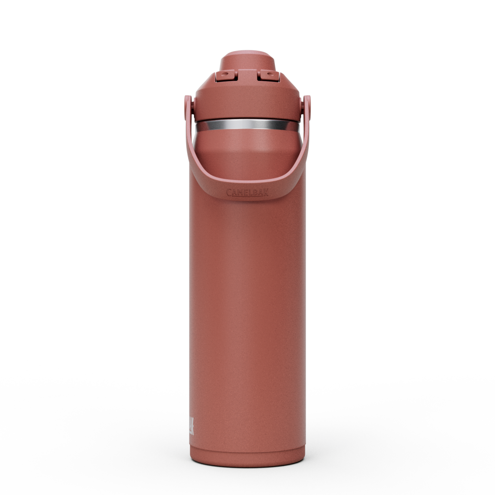 Garrafa Térmica Camelbak Thrive 740ml em cor rosa, ideal para manter a hidratação durante o dia.