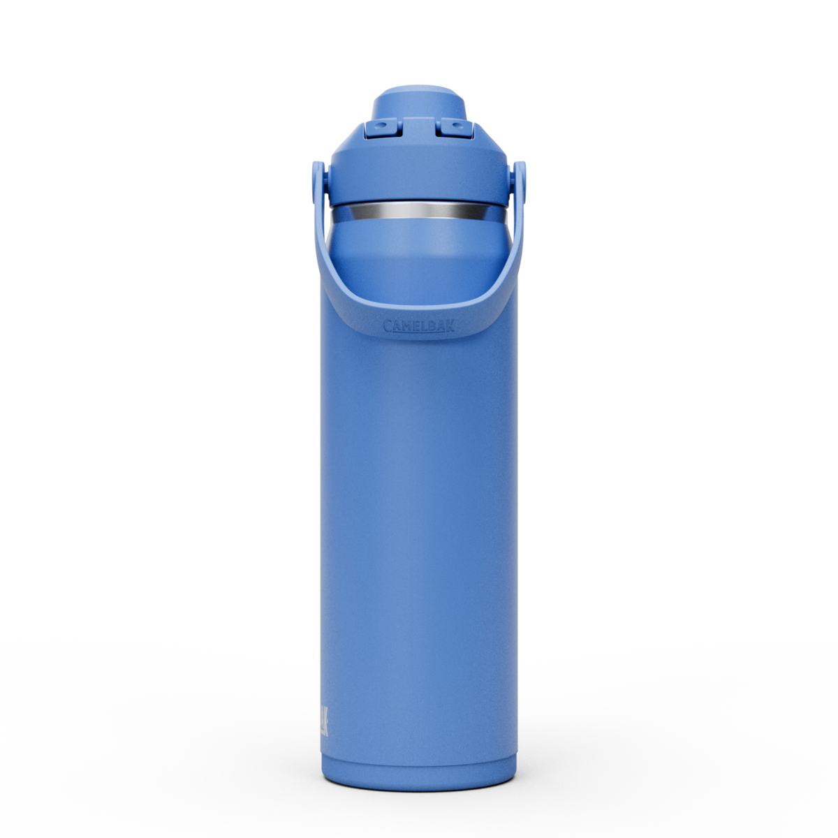 Garrafa Térmica Camelbak Thrive 740ml azul, ideal para hidratação prática e eficiente.