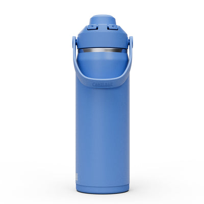 Garrafa Térmica Camelbak Thrive Chug 590ml azul, ideal para hidratação em deslocamentos urbanos.