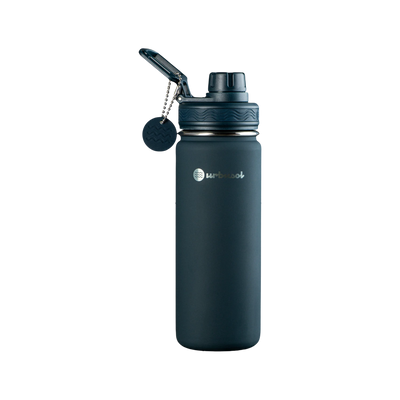 Garrafa Térmica Urbnsol 532ml - Core e Waves com alto desempenho térmico, capacidade de 532ml, em aço inoxidável com isolamento.