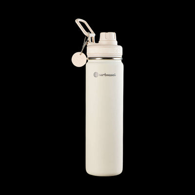 Garrafa Térmica Urbnsol 650ml - Core e Waves, edição limitada com design moderno, ideal para manter bebidas quentes por 12h e frias por 24h.