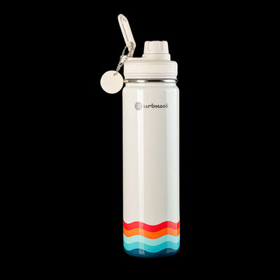 Garrafa Térmica Urbnsol 650ml - Core e Waves, design moderno mantém bebidas quentes por 12h, frias por 24h, edição limitada.