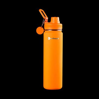 Garrafa Térmica Urbnsol 650ml - Core e Waves, edição limitada, design moderno, portátil, ideal para bebidas quentes e frias.