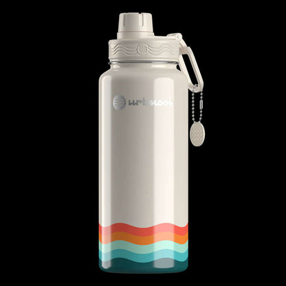 Garrafa Térmica Urbnsol 946ml - Core e Waves, design moderno com capacidade para 12h quente e 24h frio, edição limitada