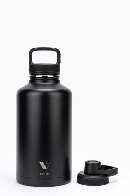 Garrafa Térmica Growler Versity ColdKeeper 1900ML com isolamento a vácuo para manter bebidas geladas por 24h e quentes por 12h.