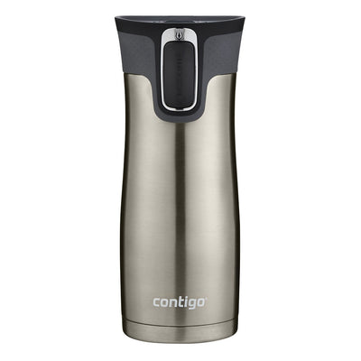Copo Térmico West Loop AUTOSEAL® Contigo | 473ml, inox, tecnologia à prova de vazamentos, bebida quente ou fria, fácil de usar e limpar.