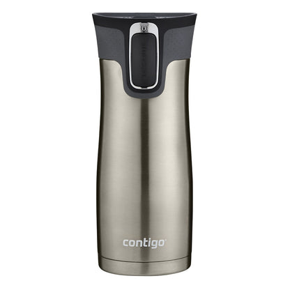 Copo Térmico West Loop AUTOSEAL® Contigo | 473ml, inox, tecnologia à prova de vazamentos, bebida quente ou fria, fácil de usar e limpar.