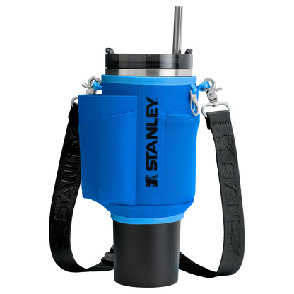 Bolsa para Copo Quencher Stanley - Carry All 1,18L, hidratação sem as mãos com estilo e funcionalidade, feita de poliéster reciclado.