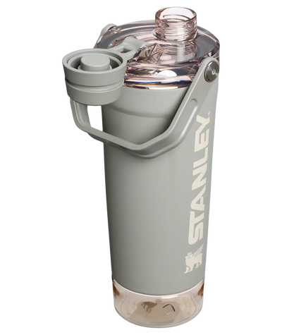 Activate Shaker Stanley | Coqueteleira 591ml em cinza com isolamento a vácuo e container integrado para ingredientes secos.