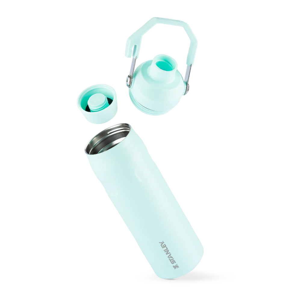 Garrafa Térmica Stanley Aerolight™ Fast Flow - 710ml em aço inox, visual moderno e leve, com peças destacadas.