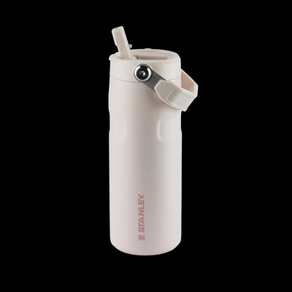 Garrafa Térmica Aerolight Flip Straw | 473ml em aço inox leve e sustentável, ideal para transporte em mochilas e porta-copos.