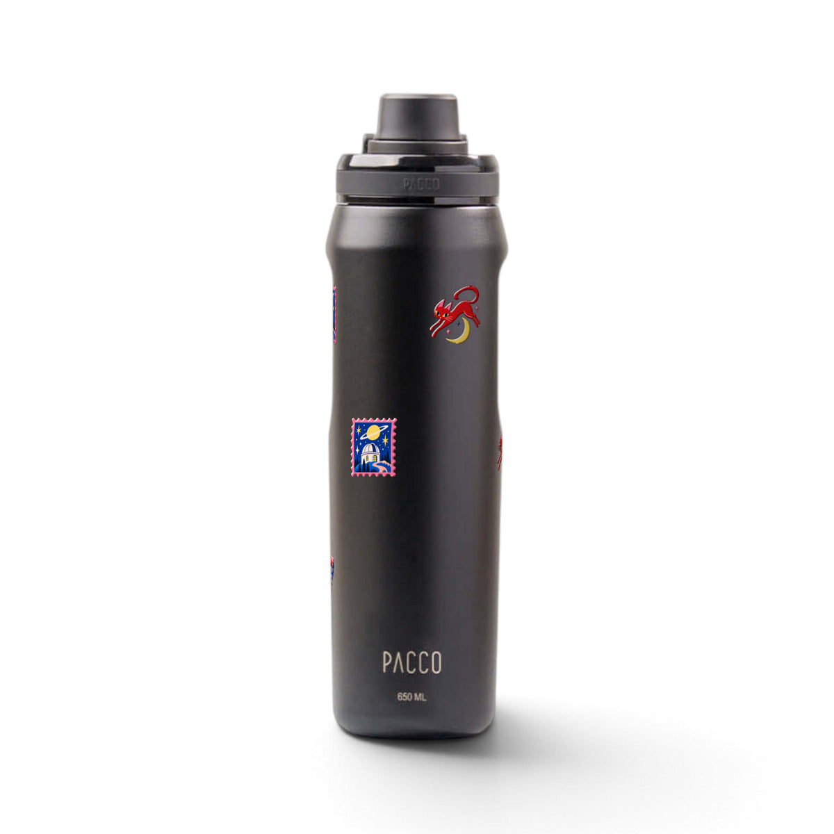 Garrafa Térmica PACCO Vyta 650ml After Hours Preta