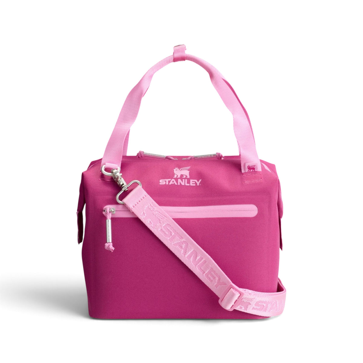 Lancheira Térmica Julienne Stanley | 7L em rosa, design moderno e compacto, ideal para conservar alimentos por até 12 horas.