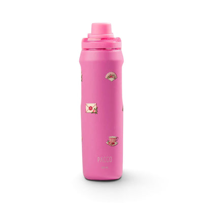 Garrafa Térmica PACCO Vyta 650ml Rosé Romântico Chiclete
