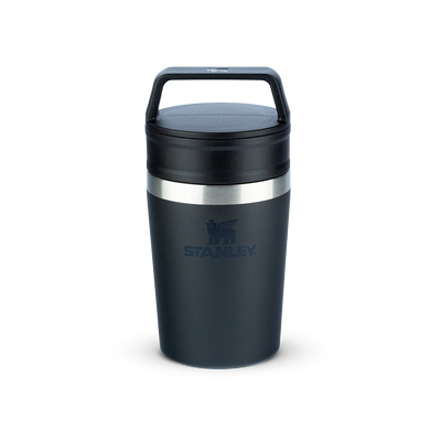 Mug Térmica Café Go  | 236ml, isotérmica, ergonômica, mantém bebidas quentes, cor preta, ideal para café expresso ou viagens