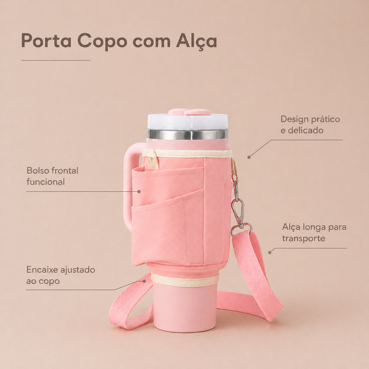 Bolsa para Copo Térmico Quencher & Tumbler