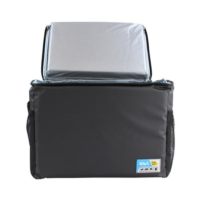 Bolsa térmica Costuras Seladas 24L na cor preta