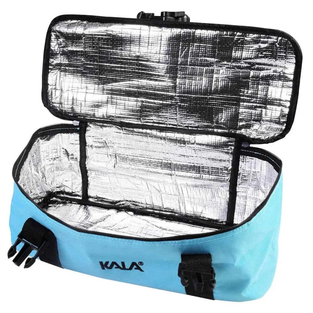 Bolsa térmica sintética 2 em 1 na cor azul