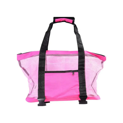 Bolsa térmica sintética 2 em 1 na cor rosa
