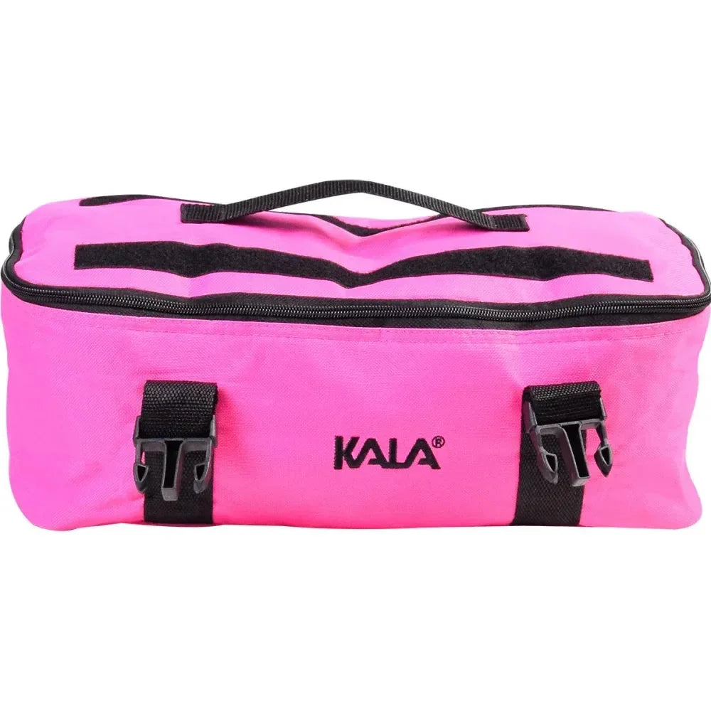 Bolsa térmica sintética 2 em 1 na cor rosa