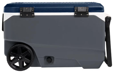 Caixa térmica Igloo Latitude MaxCold 85L 90 QT na cor azul