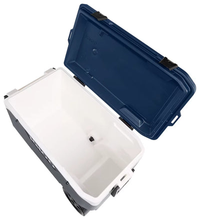 Caixa térmica Igloo Latitude MaxCold 85L 90 QT na cor azul