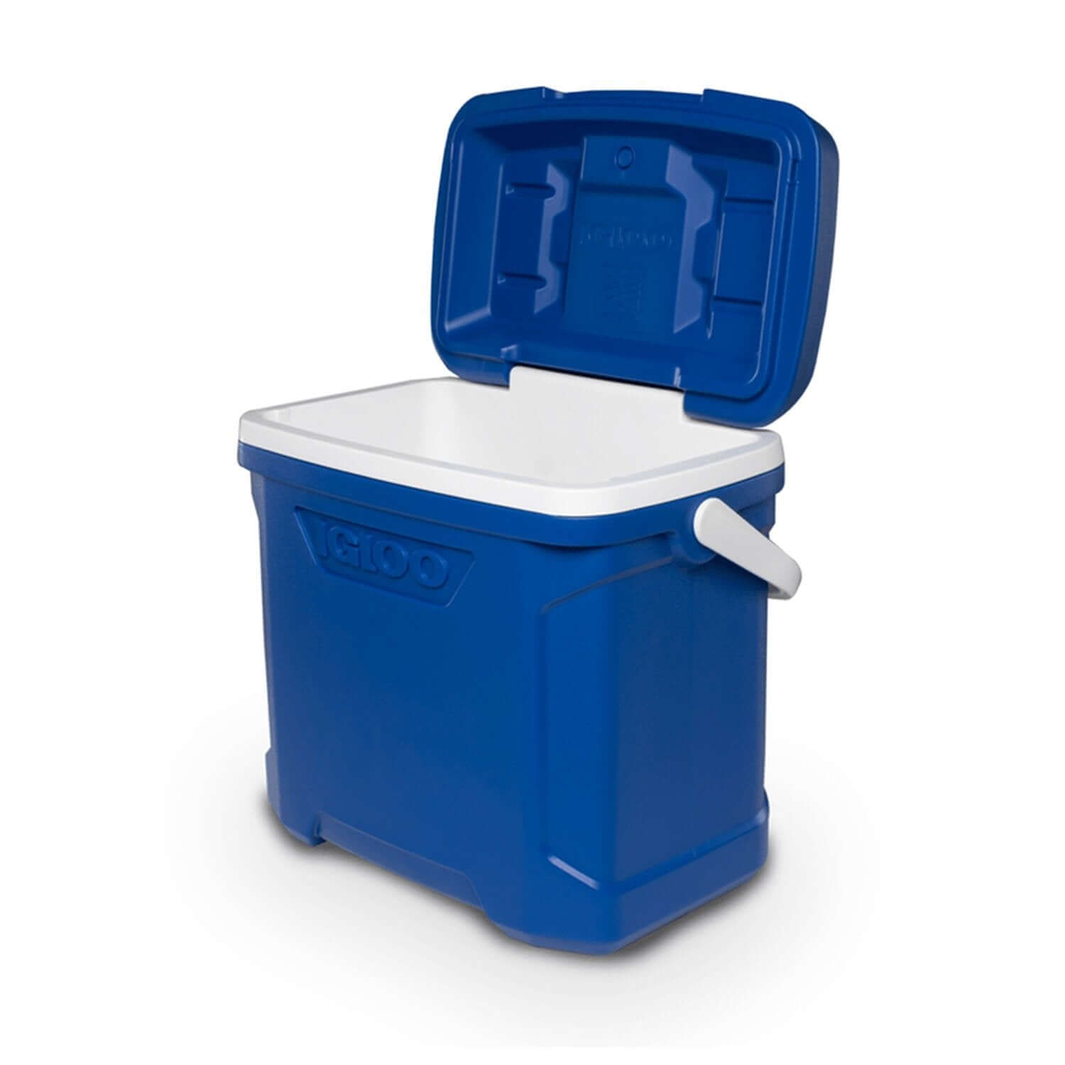 Caixa Térmica Profile 28L - Igloo azul, ideal para viagem, piquenique e uso diário, com isolamento Ultratherm e fácil transporte.