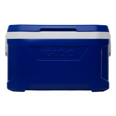 Caixa Térmica Profile 47L - Igloo azul, ideal para piqueniques, praia e churrascos, conservando alimentos e bebidas gelados.