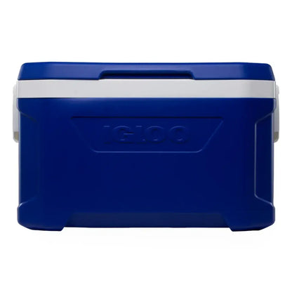 Caixa Térmica Profile 47L - Igloo azul, ideal para piqueniques, praia e churrascos, conservando alimentos e bebidas gelados.
