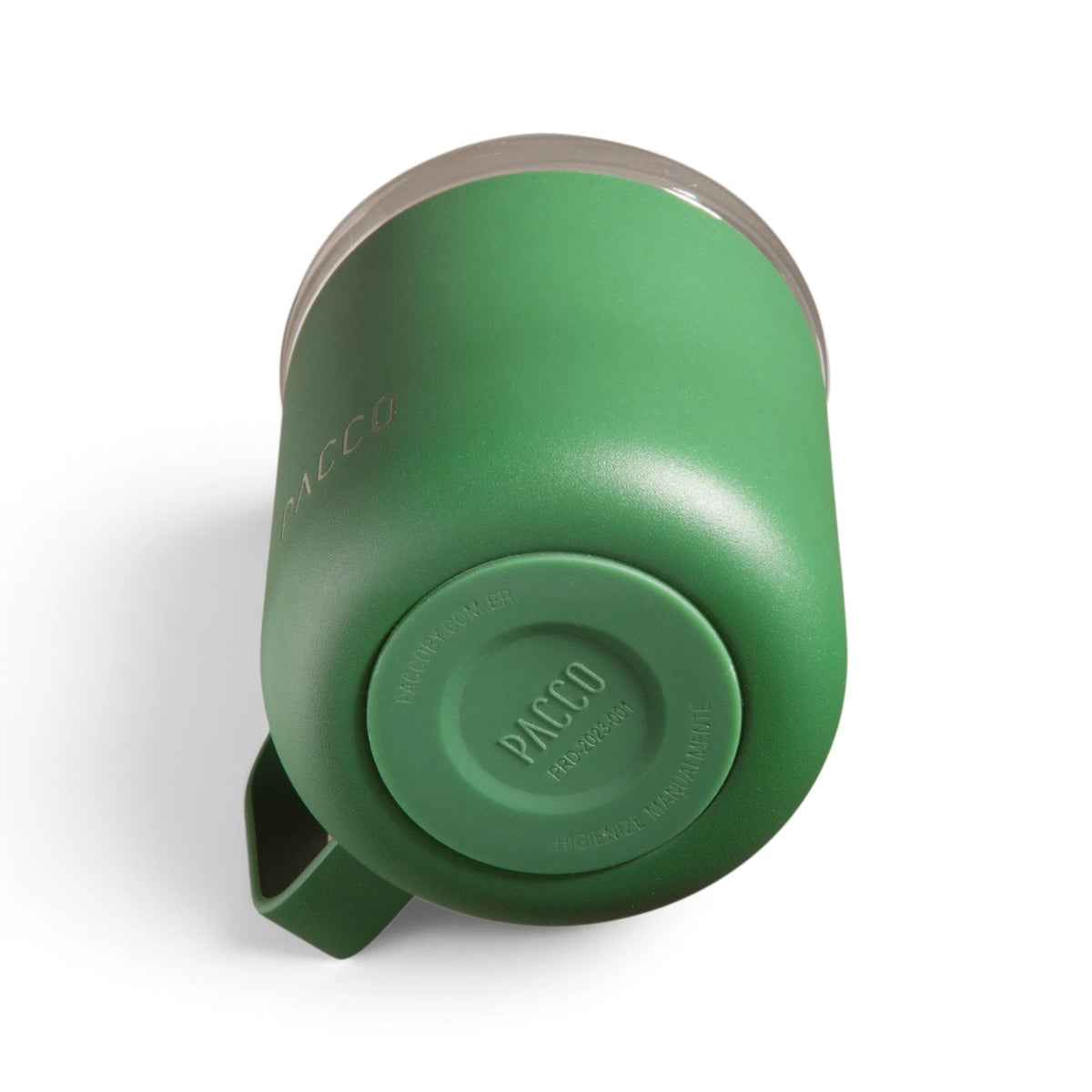 Caneca PACCO Fokus 295 ml Verde Militar, vista da base