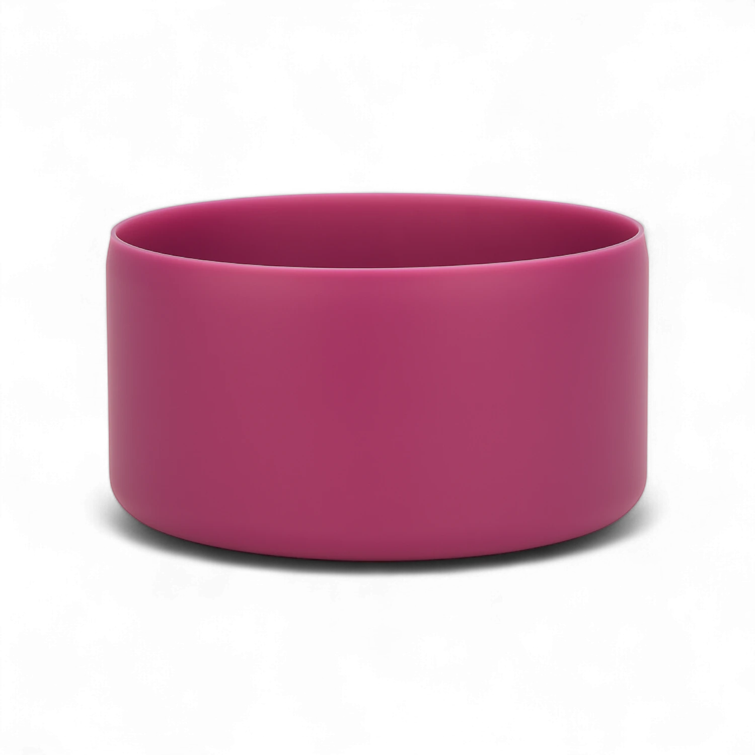 Protetor de Silicone M - by empório, em silicona espessa, ideal para copos Quencher e garrafas de 350ml a 750ml, cor rosa.