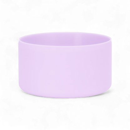Protetor de Silicone M - by empório para copos e garrafas, reduz ruídos e evita marcas em superfícies, cor lilás.