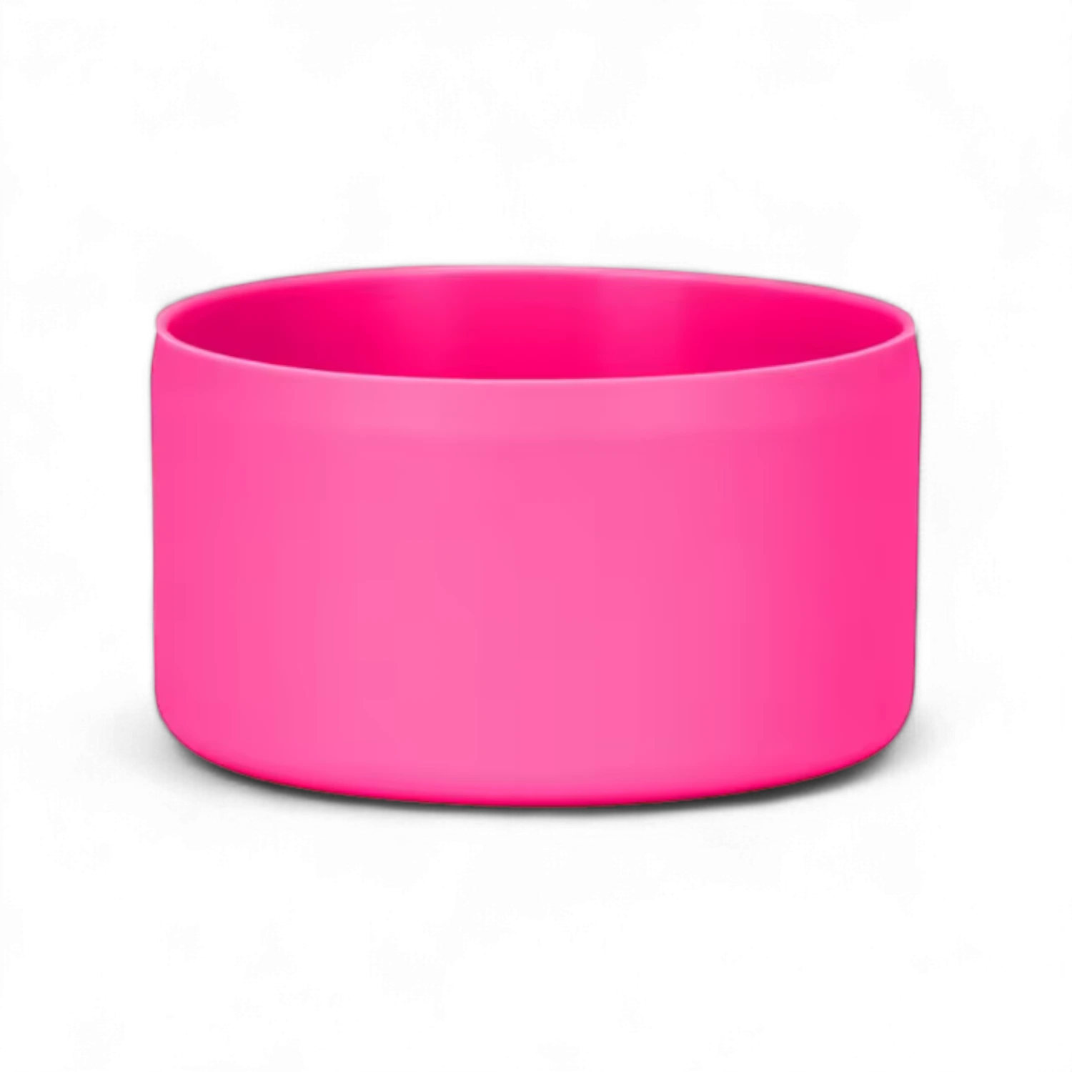 Protetor de Silicone M - by empório, cor rosa, para copos e garrafas, reduz ruídos e evita marcas, encaixe flexível, tamanho médio.