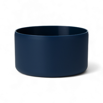Protetor de Silicone M - by empório, azul escuro, para copos de 350 ml a 750 ml, proteção eficaz contra ruídos e marcas