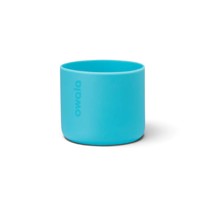 Capa protetora de silicone para garrafa Owala na cor azul