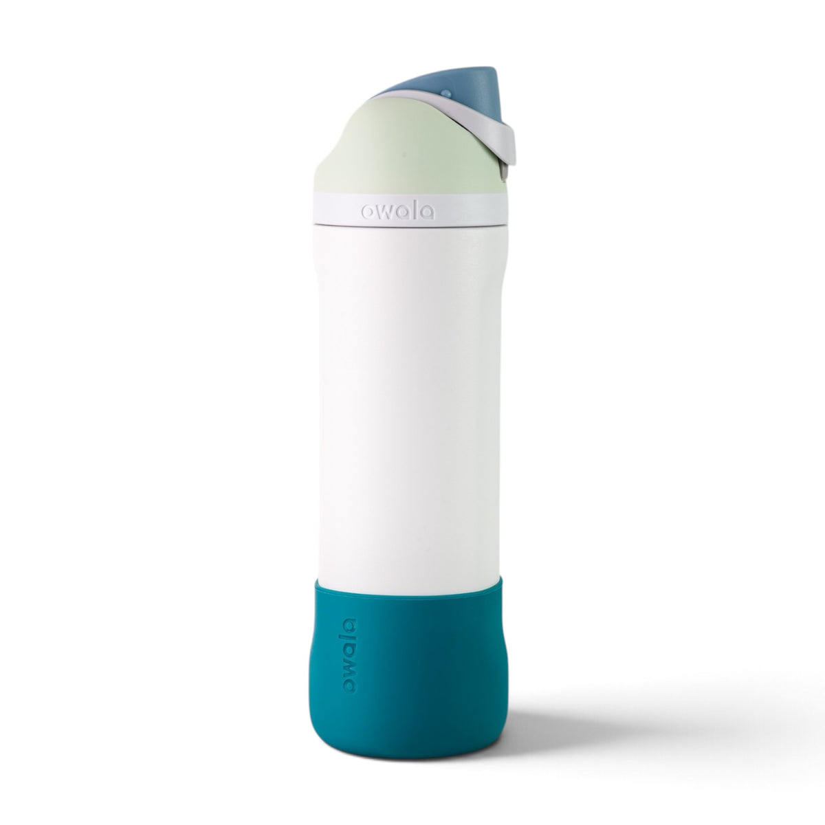 Capa Protetora de Silicone para Garrafa Owala 710 ml (24 oz) Blue Green, vista frontal, foto 8 de 45