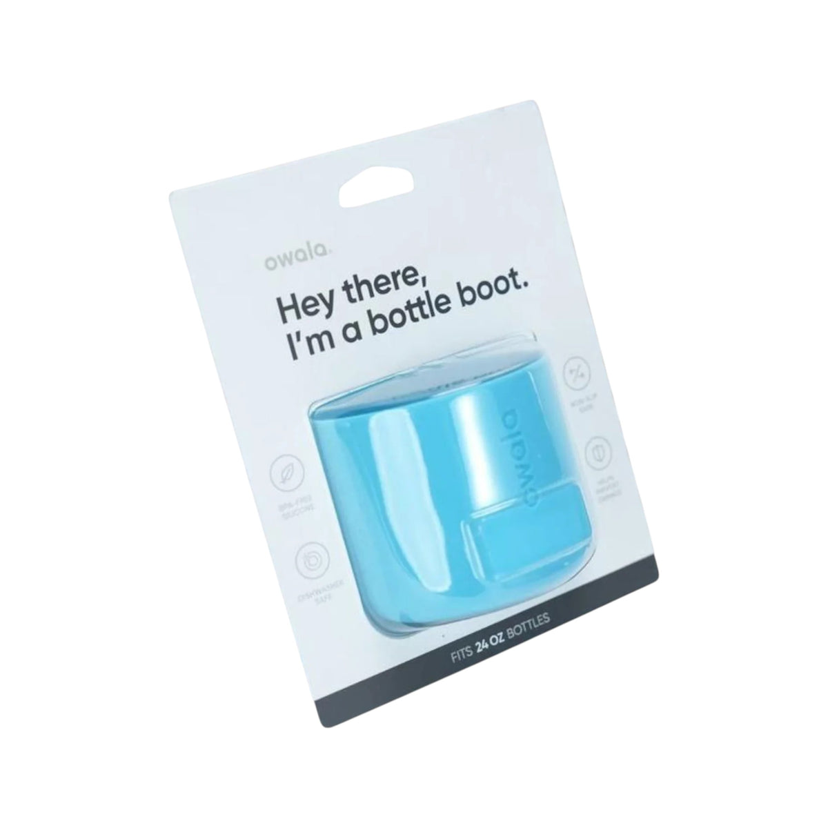 Capa protetora de silicone para garrafa Owala 710ml na cor azul