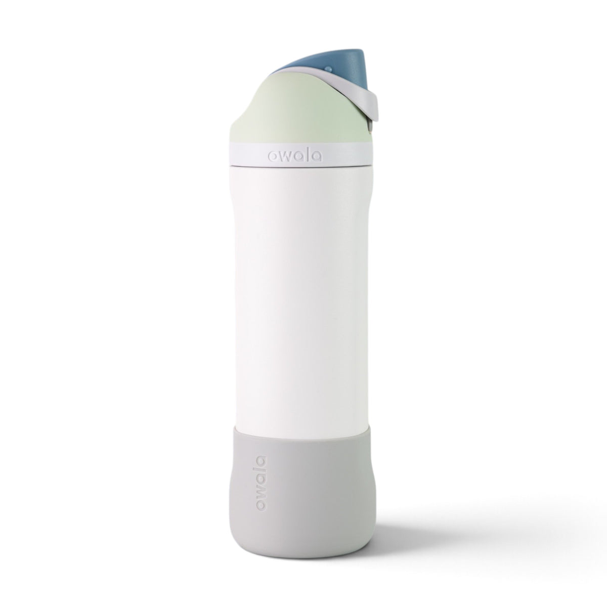 Capa Protetora de Silicone para Garrafa Owala 710 ml (24 oz) Cinza, vista frontal, foto 12 de 45