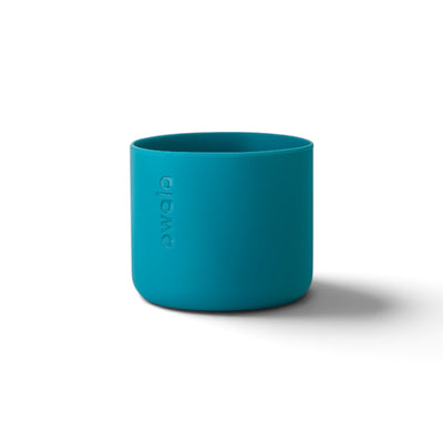 Capa protetora de silicone para garrafa Owala 946ml na cor Blue Green